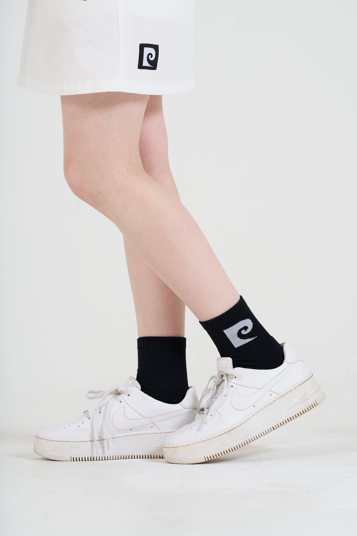 Plogo design short sox | BLACK