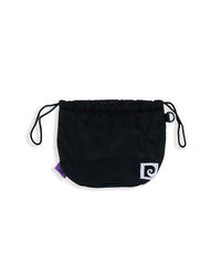 drawstring bag | BLACK × MULTI