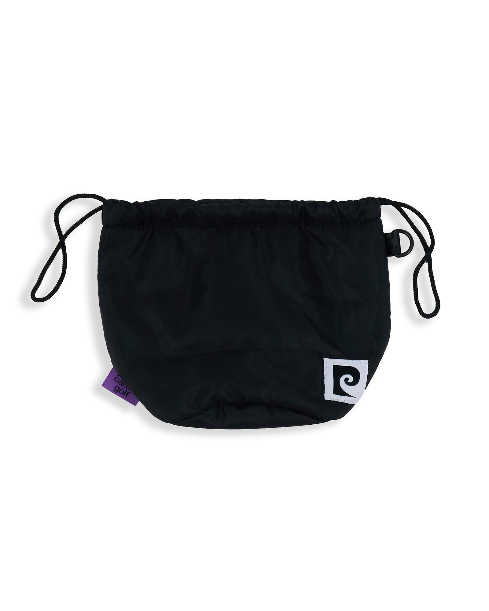 drawstring bag | BLACK × WHITE