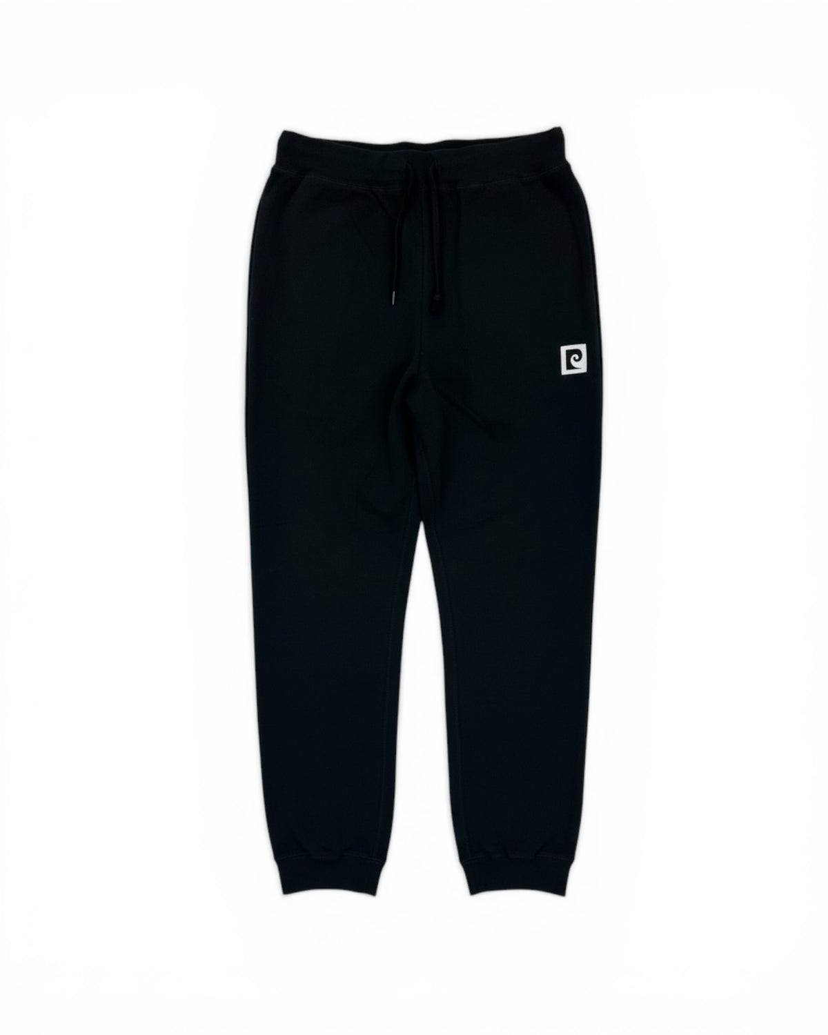 P logo sweat pants | BLACK
