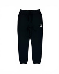 P logo sweat pants | BLACK
