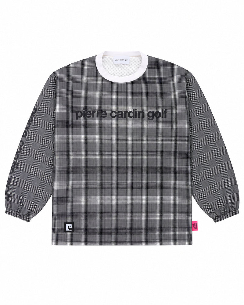 all-over pattern crew neck piste｜GLEN CHECK