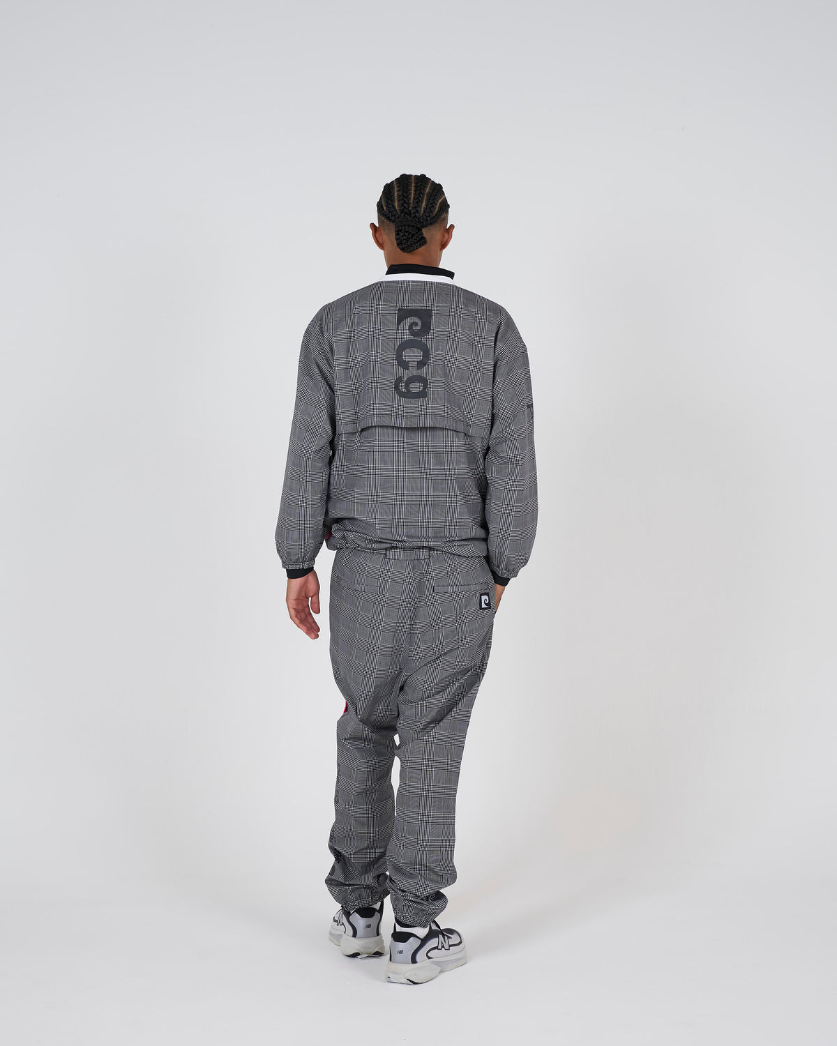 all-over pattern crew neck piste｜GLEN CHECK