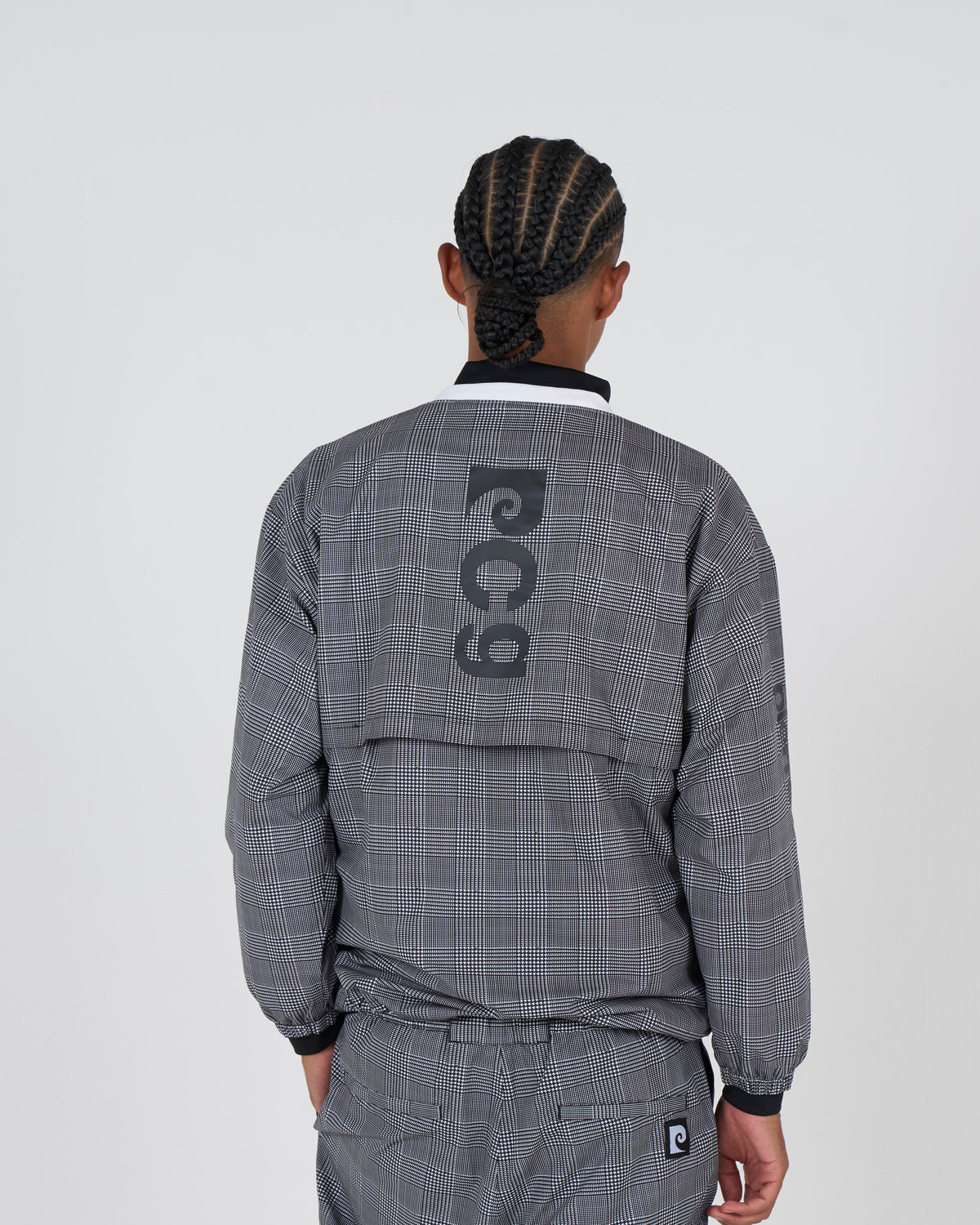 all-over pattern crew neck piste｜GLEN CHECK