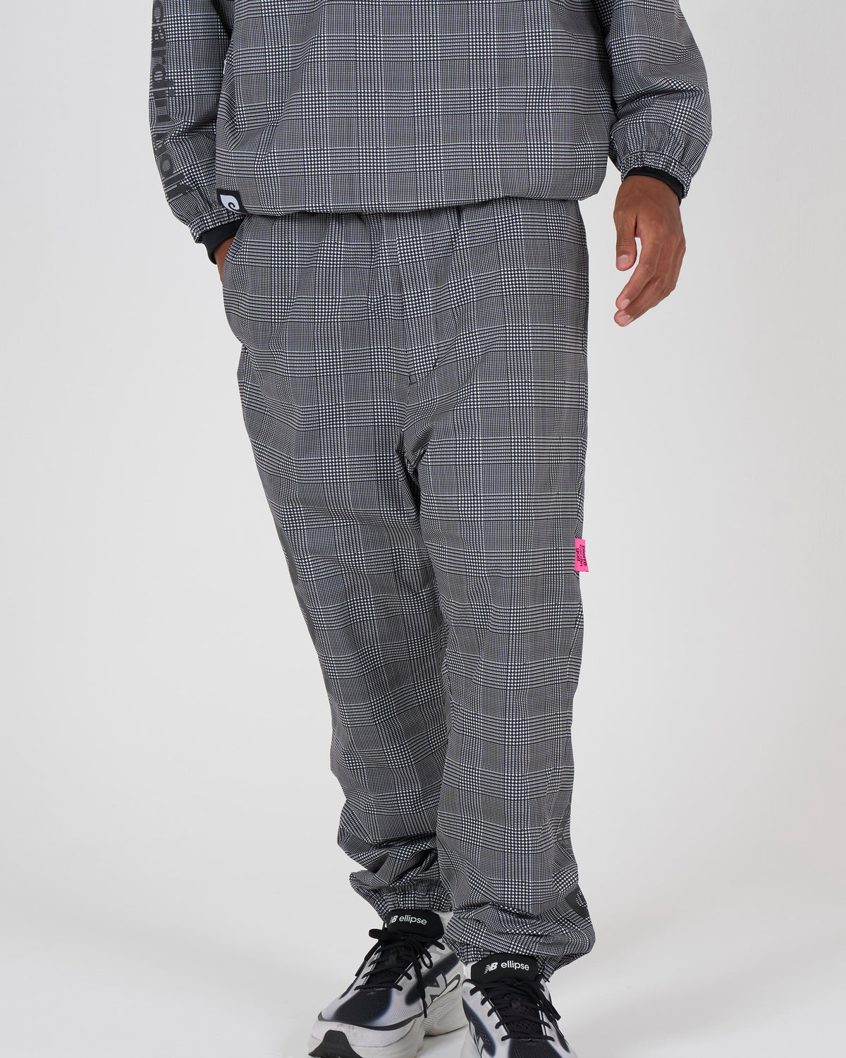 all-over pattern easy long pants｜GLEN CHECK