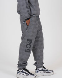 all-over pattern easy long pants｜GLEN CHECK