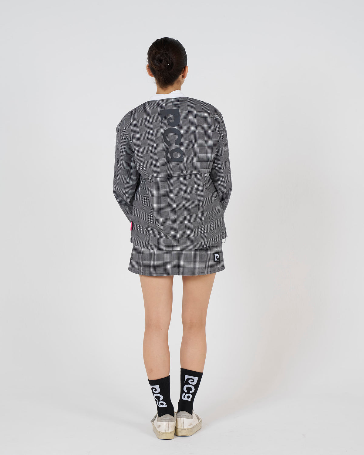 all-over pattern skirt｜GLEN CHECK