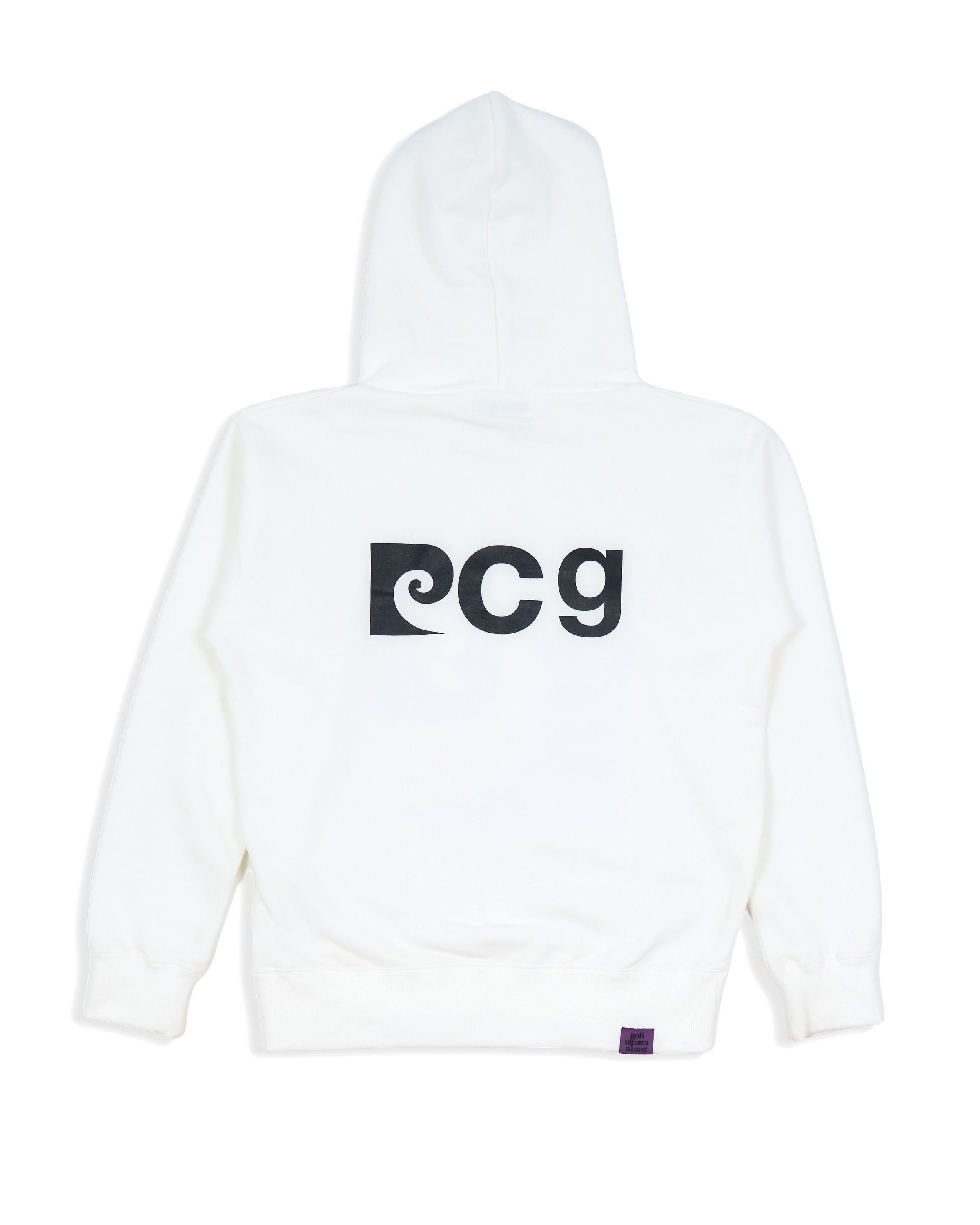 P logo hoodie | WHITE
