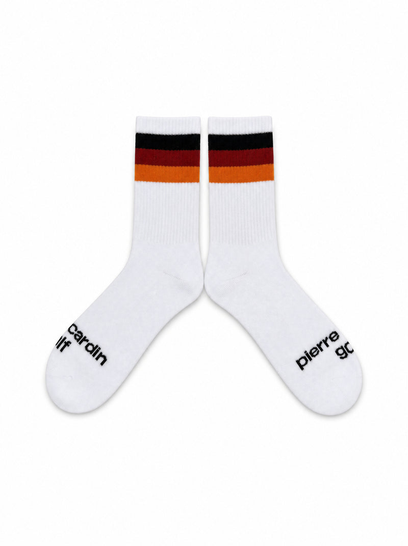 Multi line long sox｜ORANGE