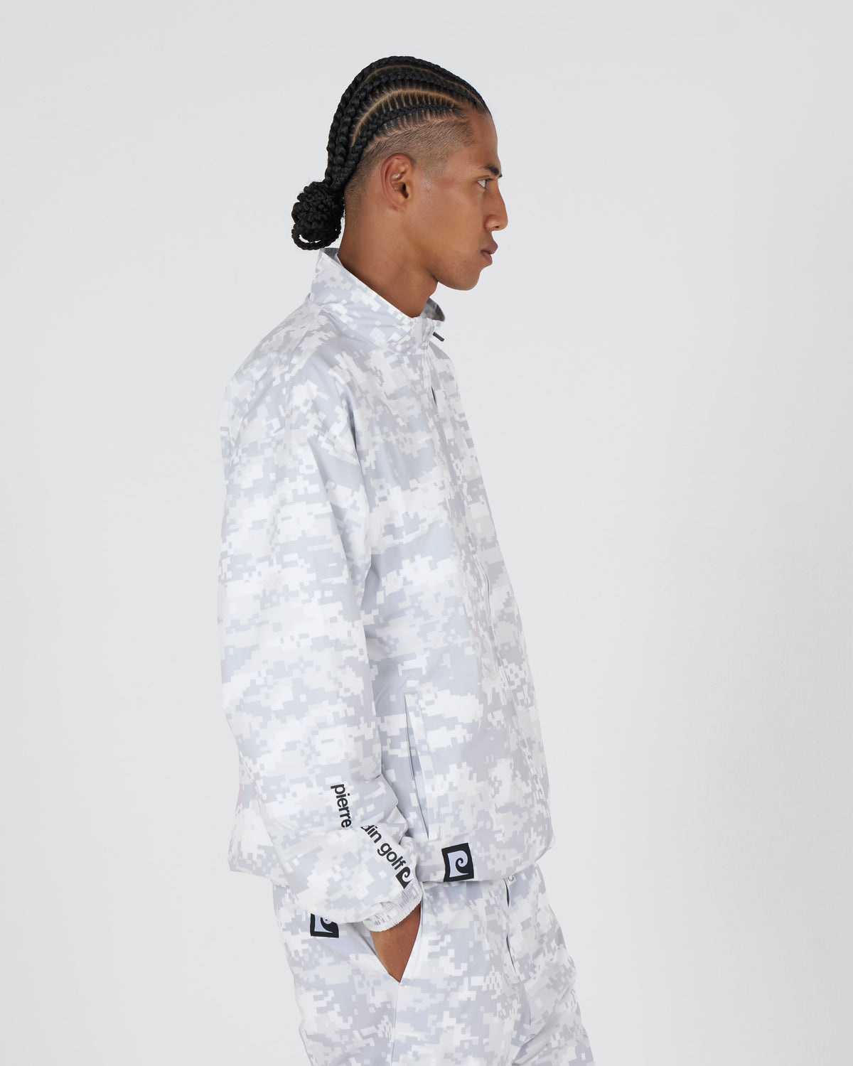 P logo all-over pattern zipup blouson｜DIGITAL CAMO-2