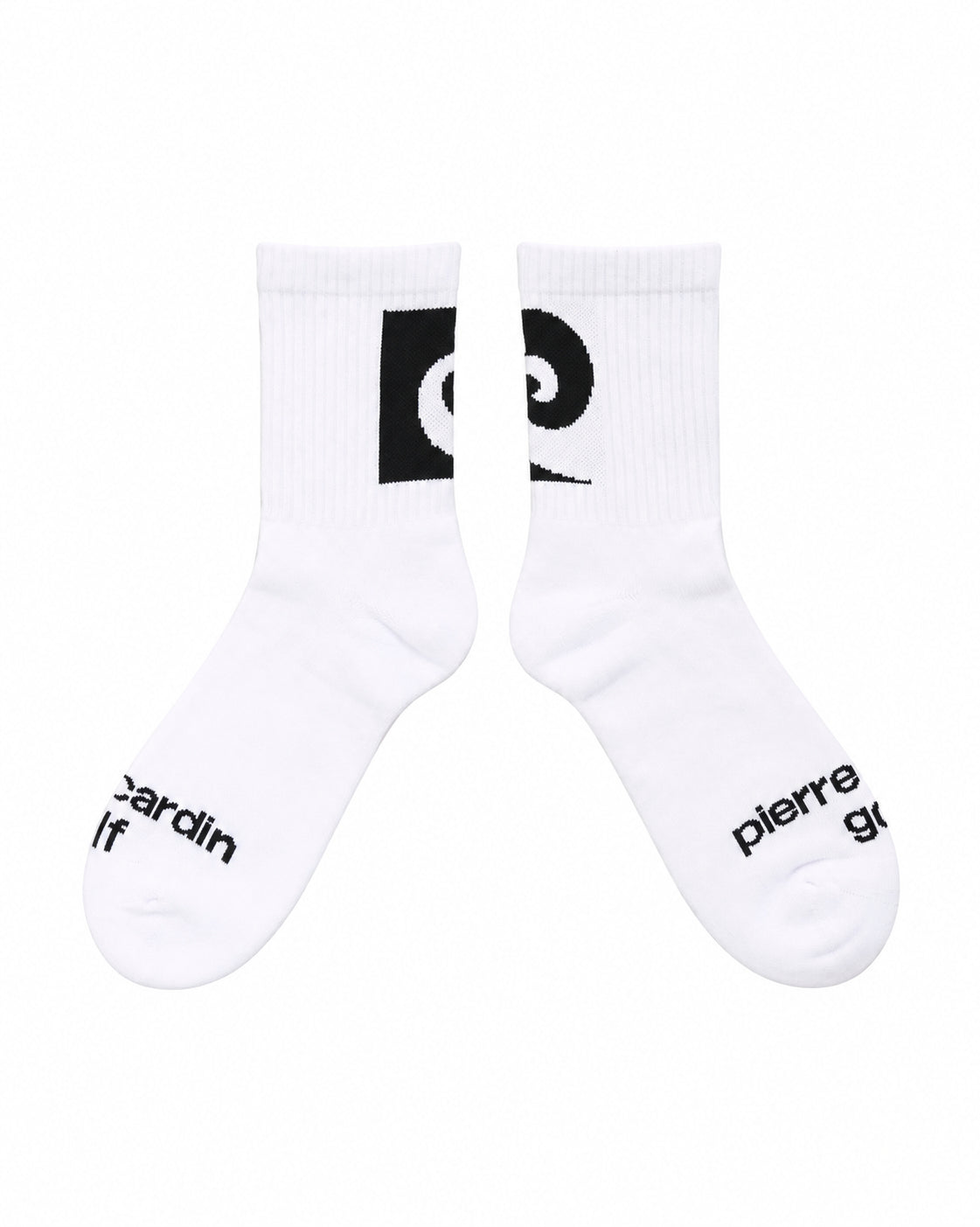 P logo socks｜WHITE