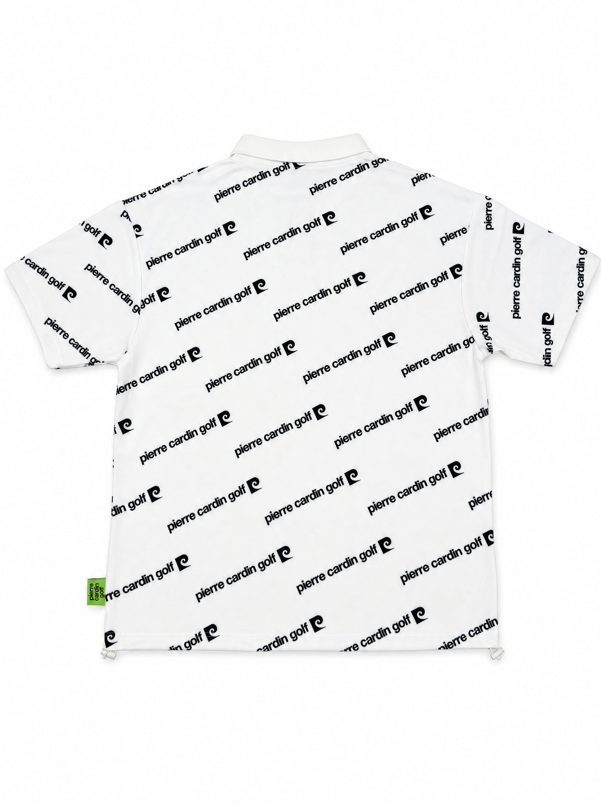 PCG all-over pattern short sleeve polo｜WHITE