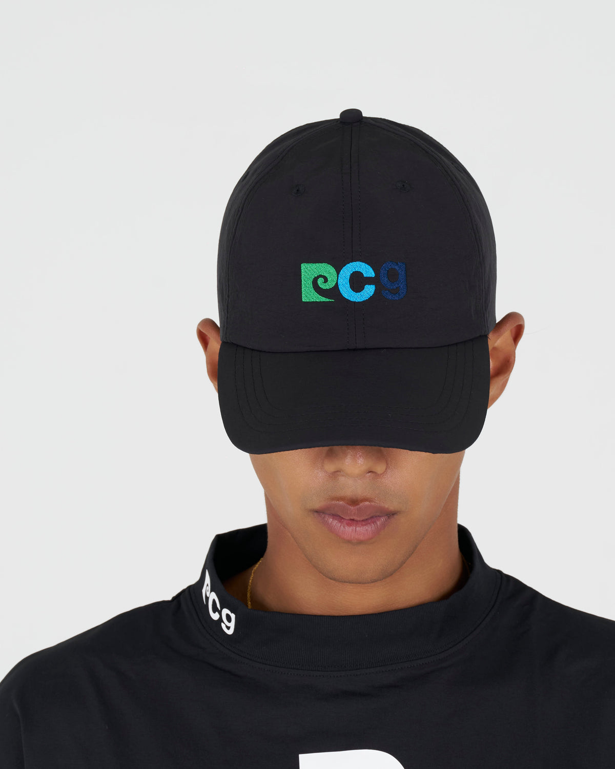 PCG logo cap｜BLACK × MULTI