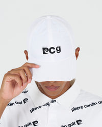 PCG logo cap｜WHITE