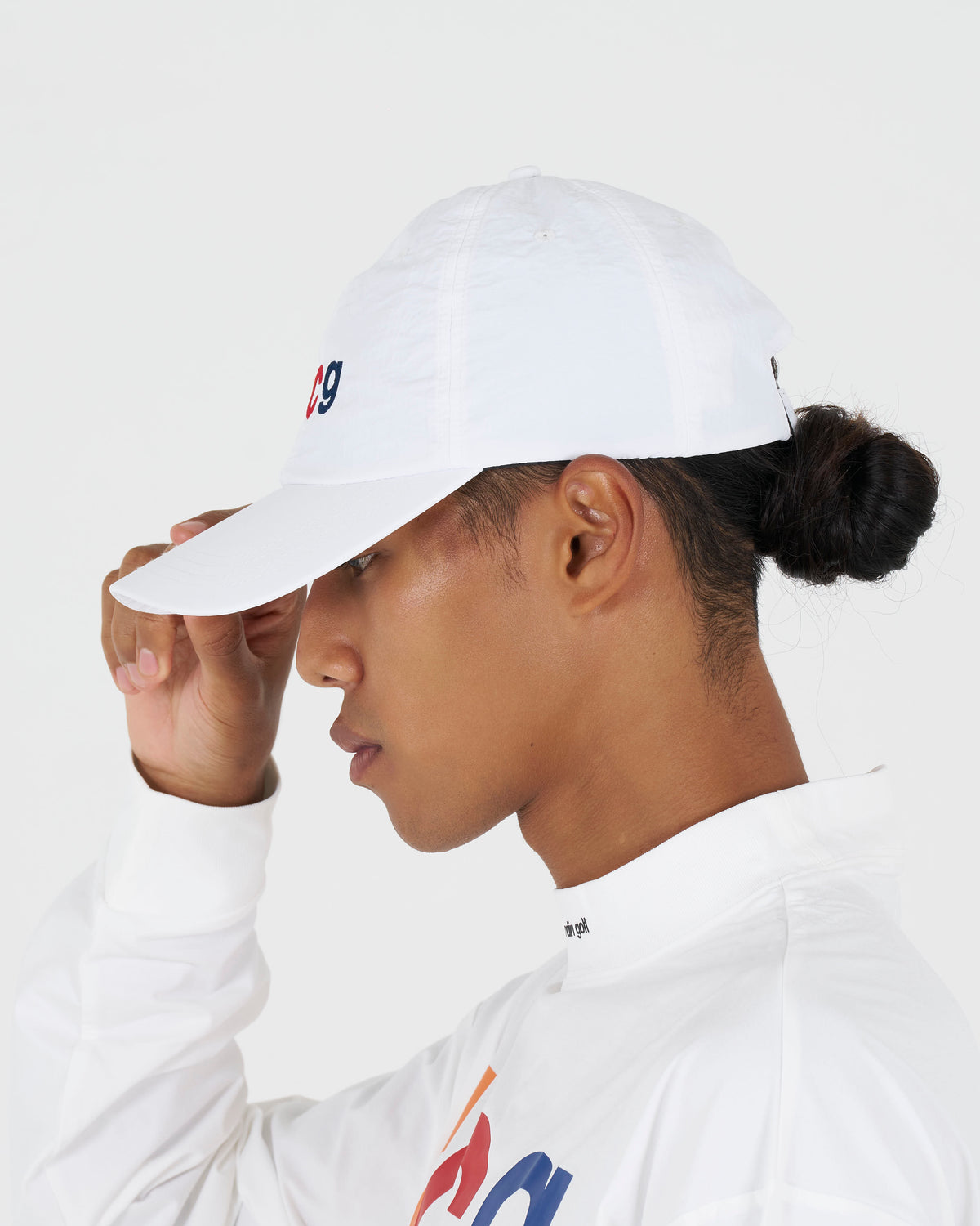 PCG logo cap｜WHITE × MULTI