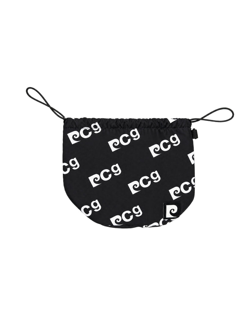 PCG logo drawstring bag｜BLACK × WHITE