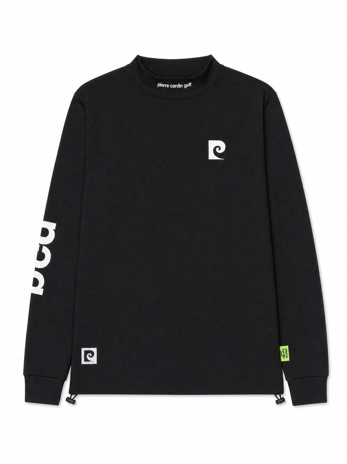 PCG logo long sleeve mock neck｜BLACK