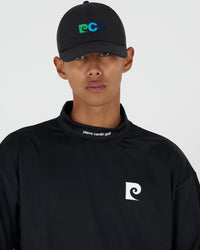 PCG logo long sleeve mock neck｜BLACK