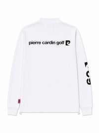 PCG logo long sleeve mock neck｜WHITE