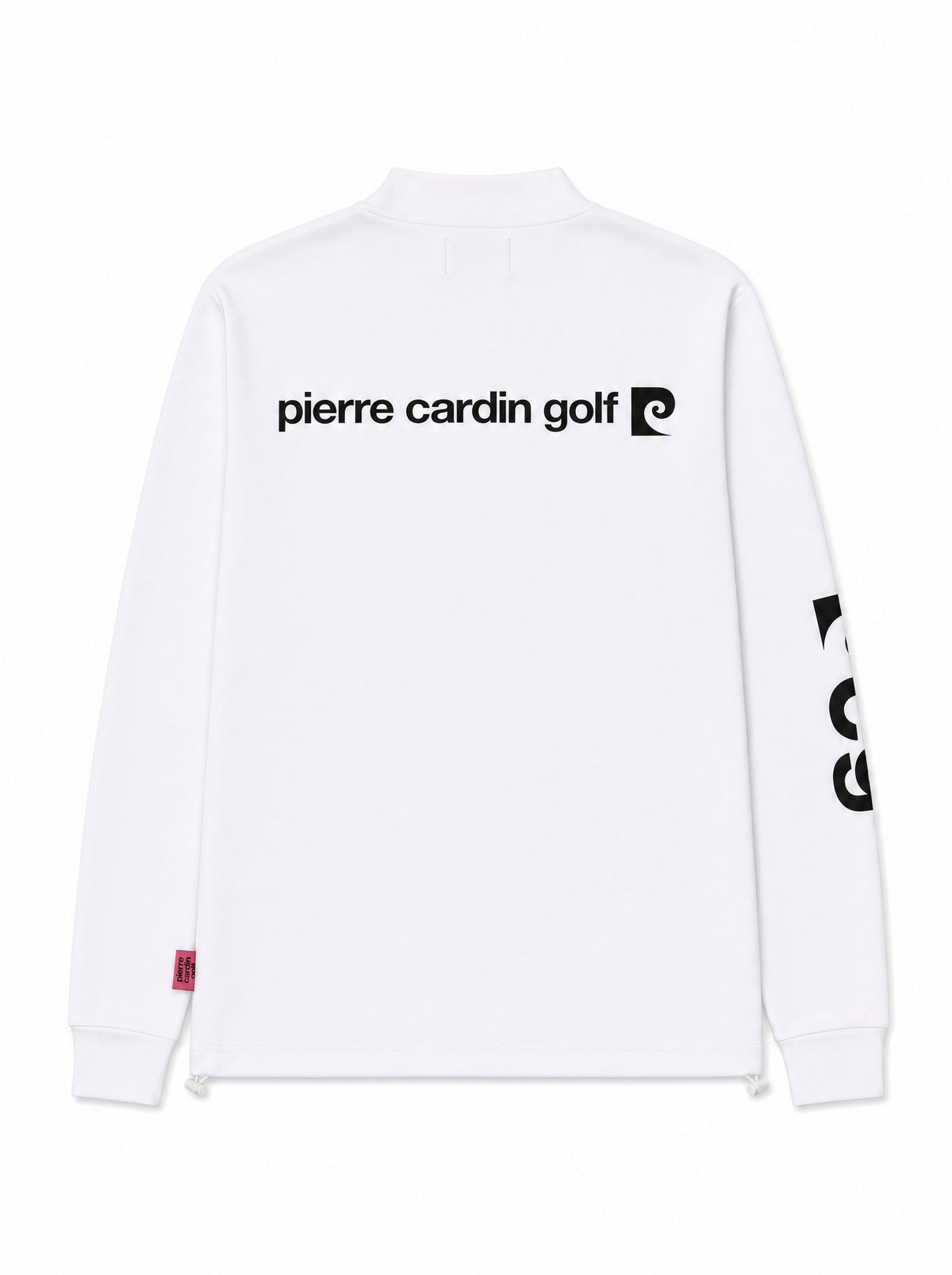 PCG logo long sleeve mock neck｜WHITE