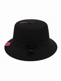 PCG logo reversible bucket hat｜BLACK