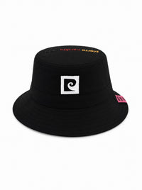 PCG logo reversible bucket hat｜BLACK