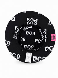 PCG logo reversible bucket hat｜BLACK