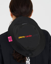 PCG logo reversible bucket hat｜BLACK