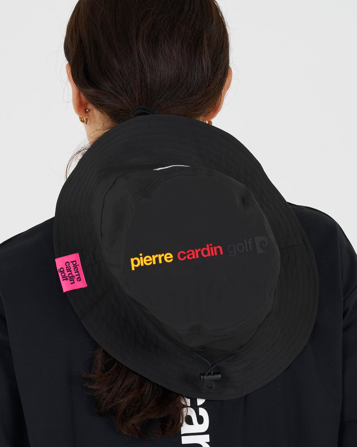 PCG logo reversible bucket hat｜BLACK