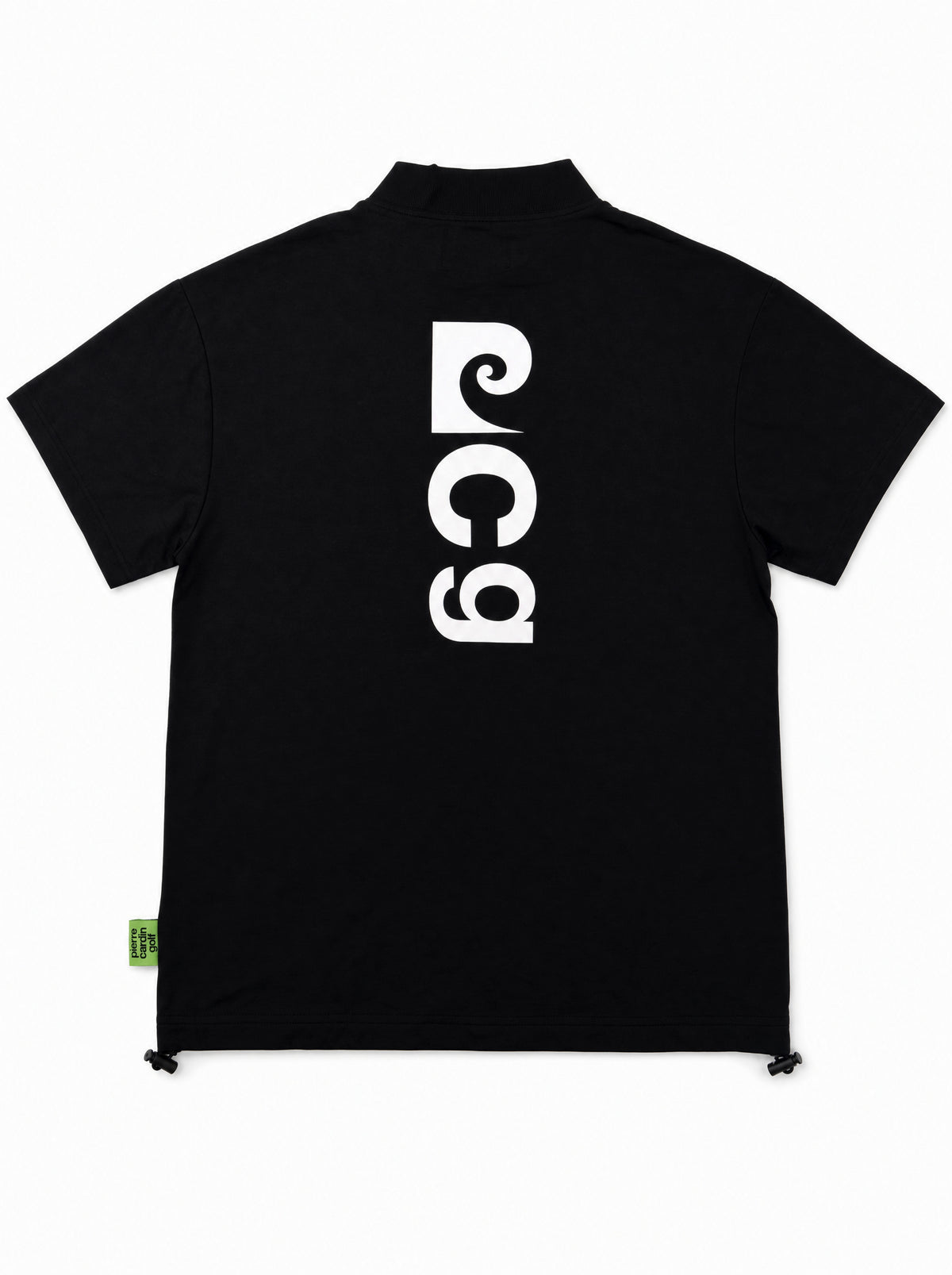 PCG logo short sleeve mock neck｜BLACK