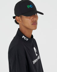 PCG logo short sleeve mock neck｜BLACK