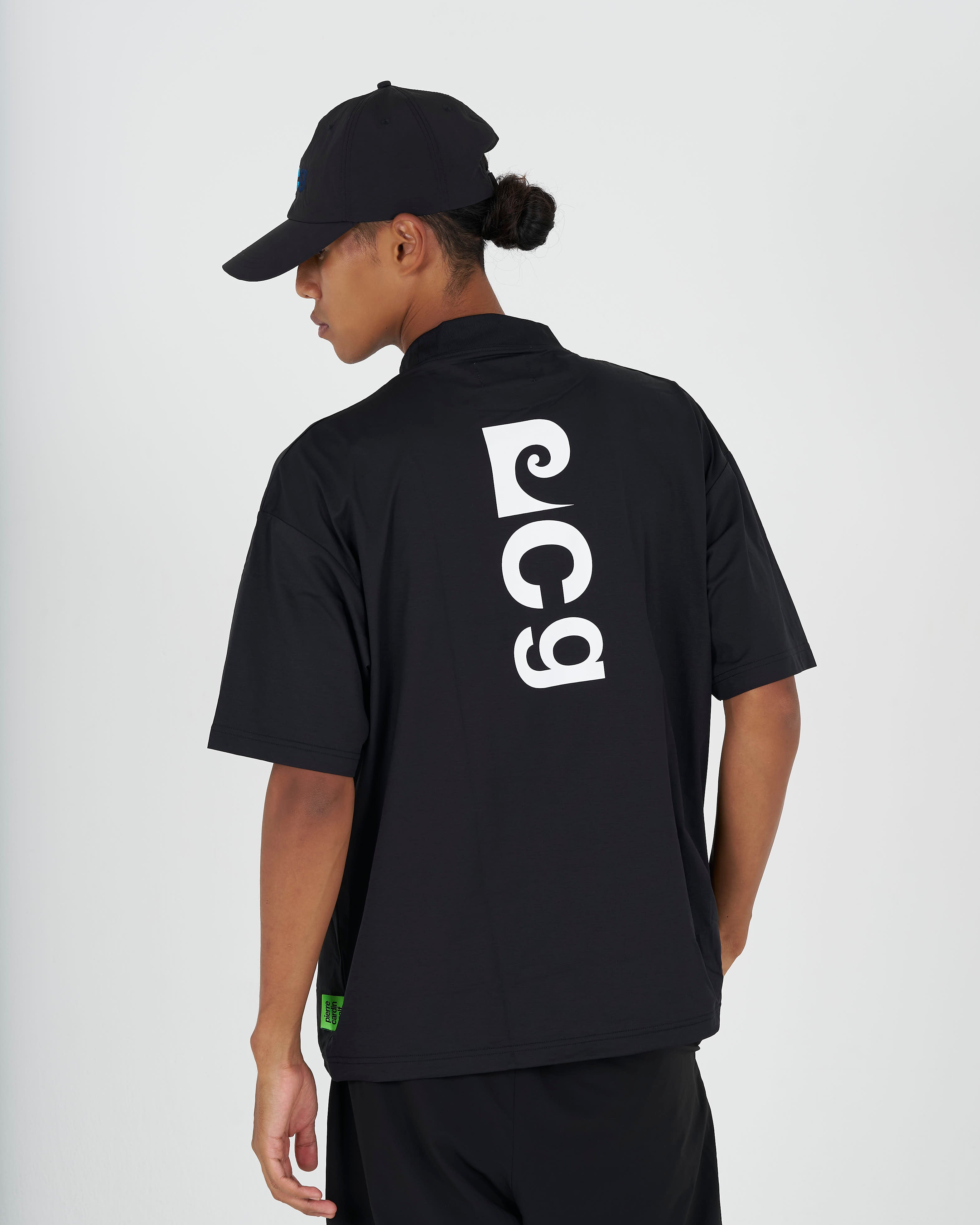 PCG logo short sleeve mock neck｜pierre cardin golf