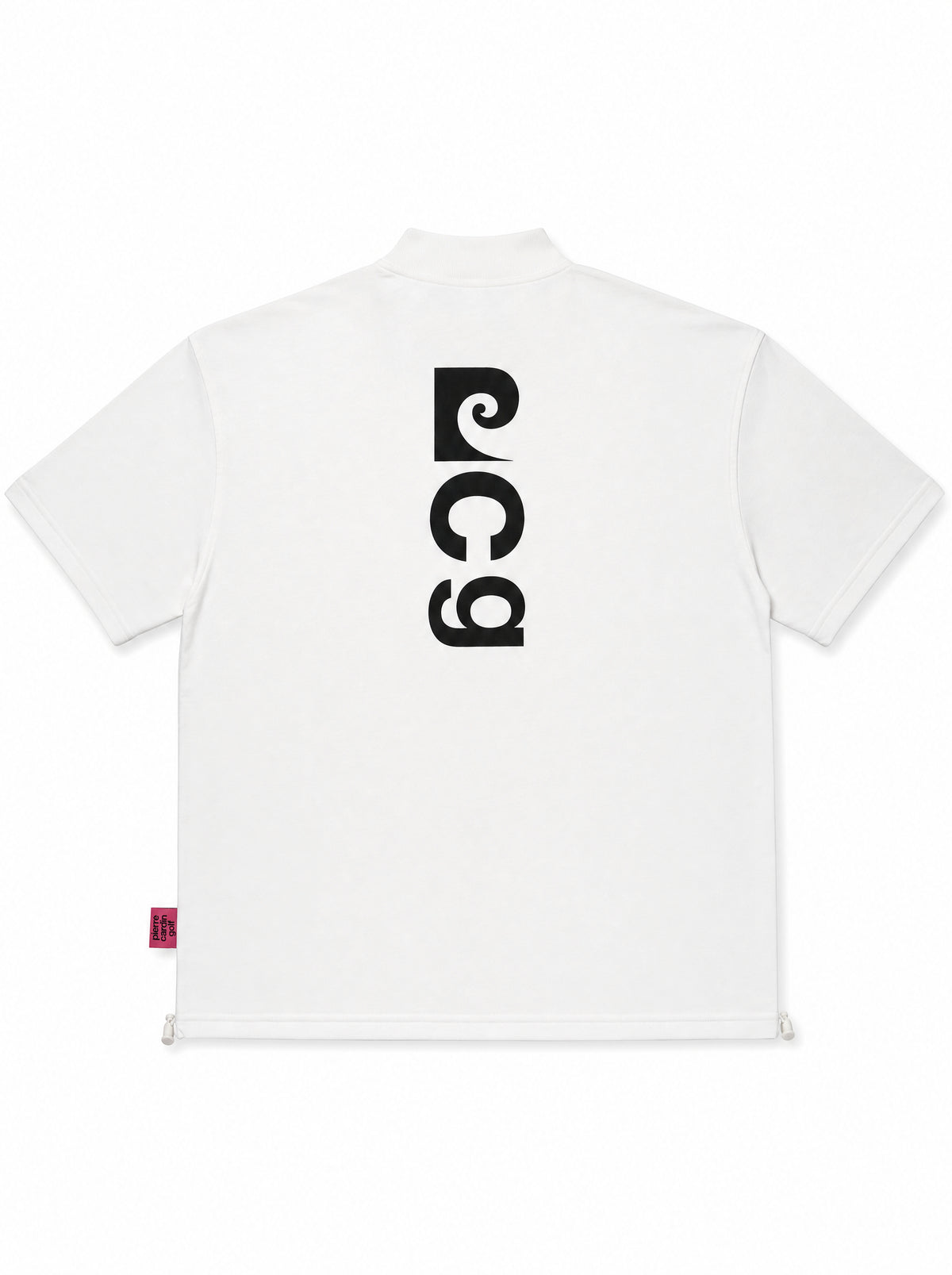 PCG logo short sleeve mock neck｜WHITE