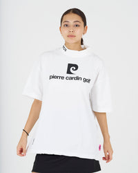 PCG logo short sleeve mock neck｜WHITE