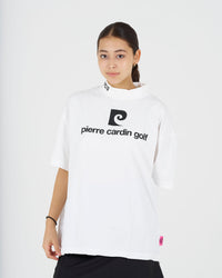 PCG logo short sleeve mock neck｜WHITE