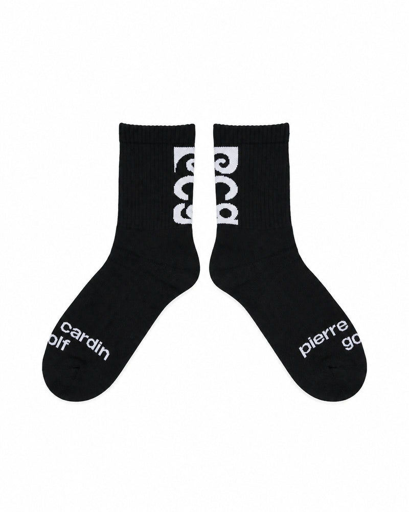 PCG logo socks｜BLACK