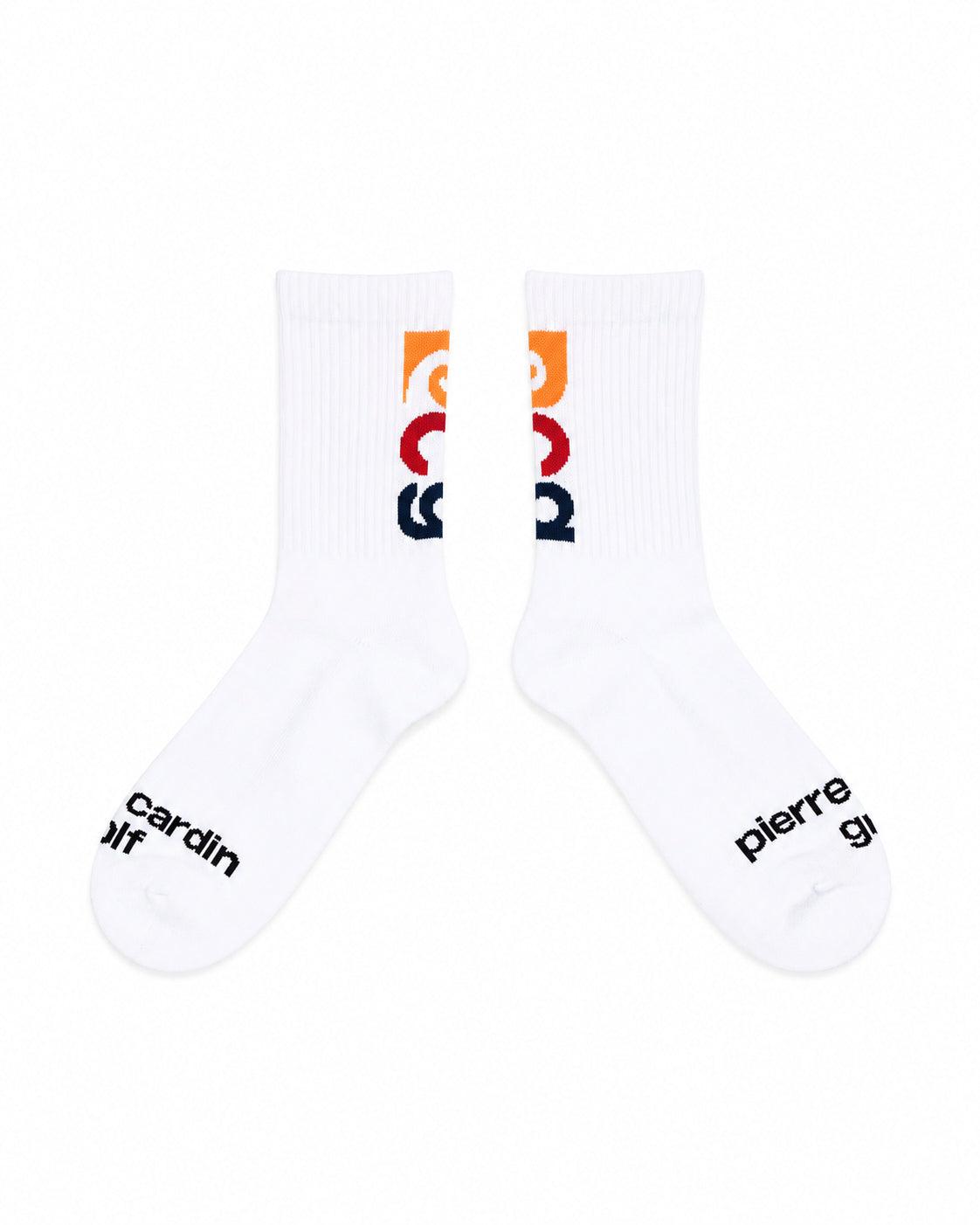 PCG logo socks｜WHITE × MULTI