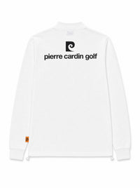 PCG multi logo long sleeve mock neck｜WHITE
