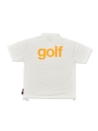 pierre cardin golf ×WIND AND SEA logo short sleeve polo | WHITE
