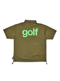pierre cardin golf ×WIND AND SEA logo short sleeve polo | KHAKI