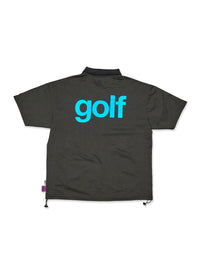 pierre cardin golf ×WIND AND SEA logo short sleeve polo | BLACK