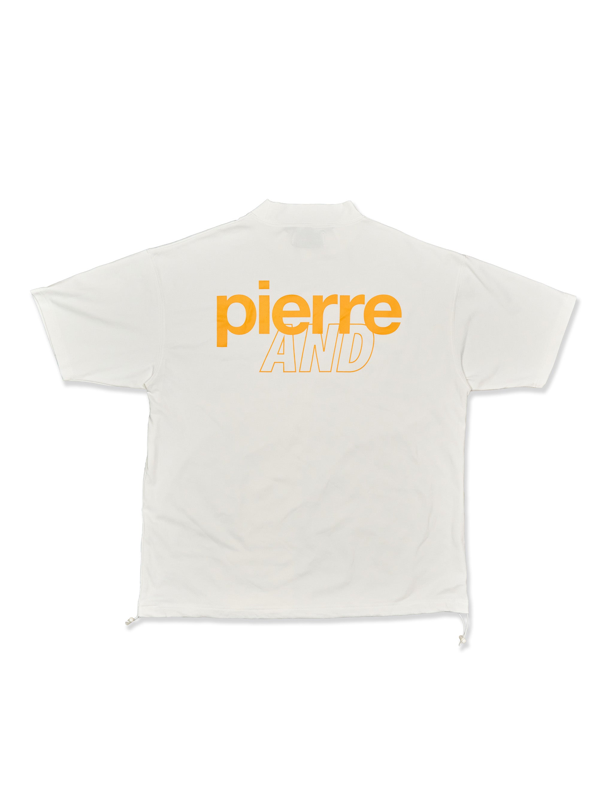 pierre cardin golf ×WIND AND SEA logo short sleeve mock-neck