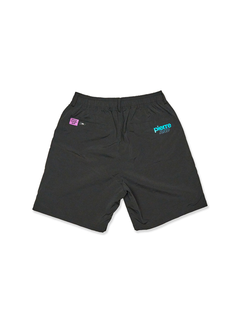 pierre cardin golf ×WIND AND SEA logodesign short pants | BLACK