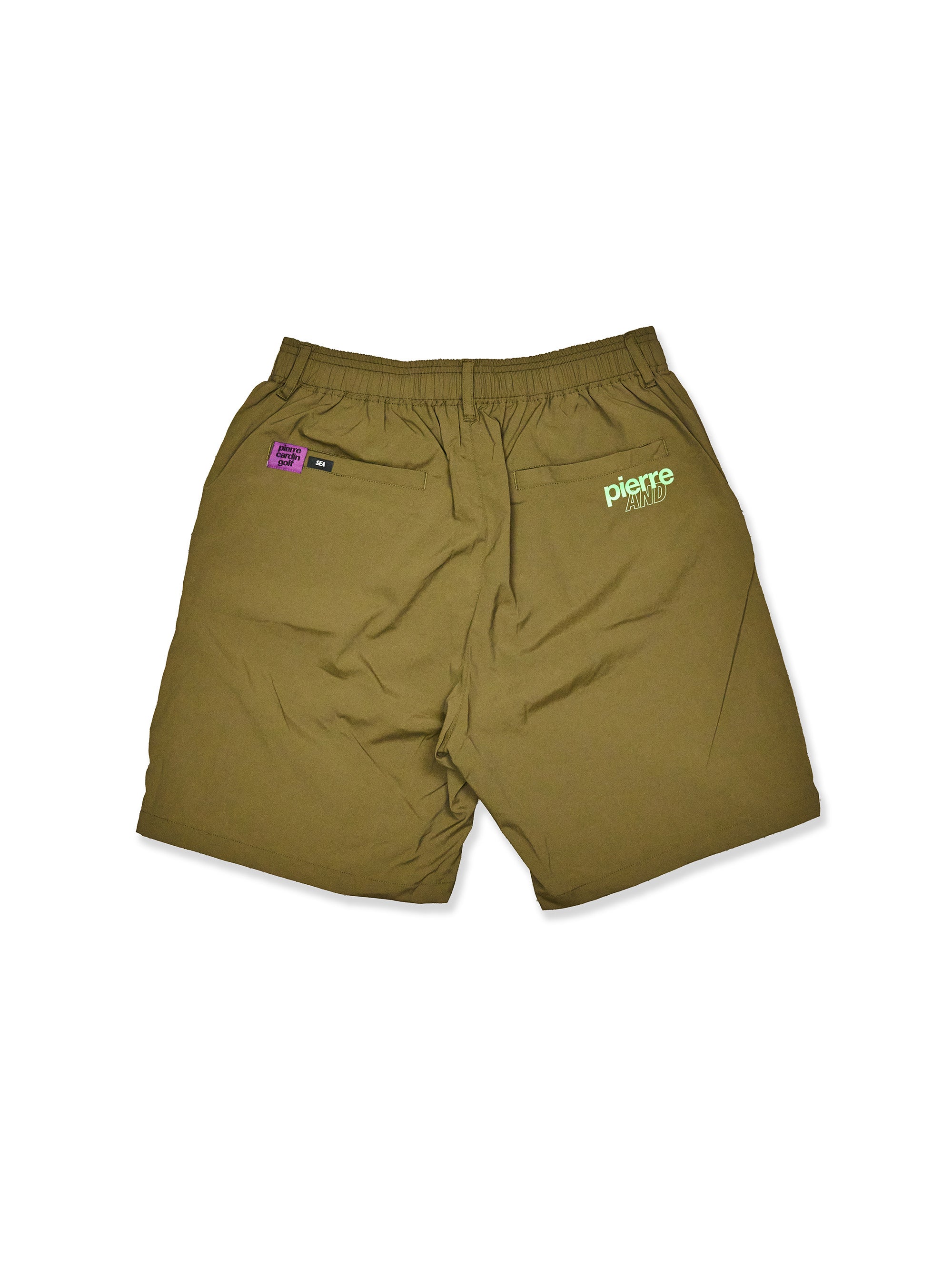 F.C.R.B × WIND AND SEA SHORT PANTS pierre cardin golf ×WIND AND SEA logodesign short pants | KHAKI