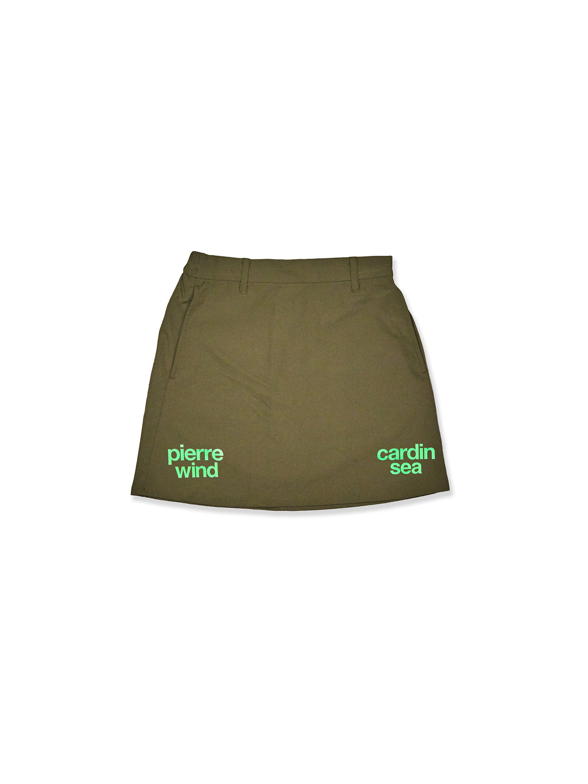 pierre cardin golf ×WIND AND SEA logodesign skirt | KHAKI