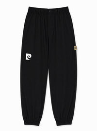 pierre cardin golf × ESTNATION logodesign long pants｜BLACK