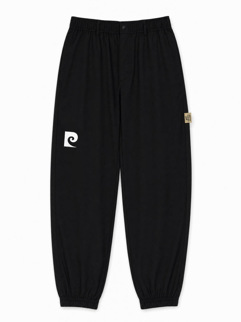 pierre cardin golf × ESTNATION logodesign long pants｜BLACK
