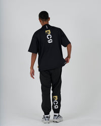 pierre cardin golf × ESTNATION logodesign long pants｜BLACK
