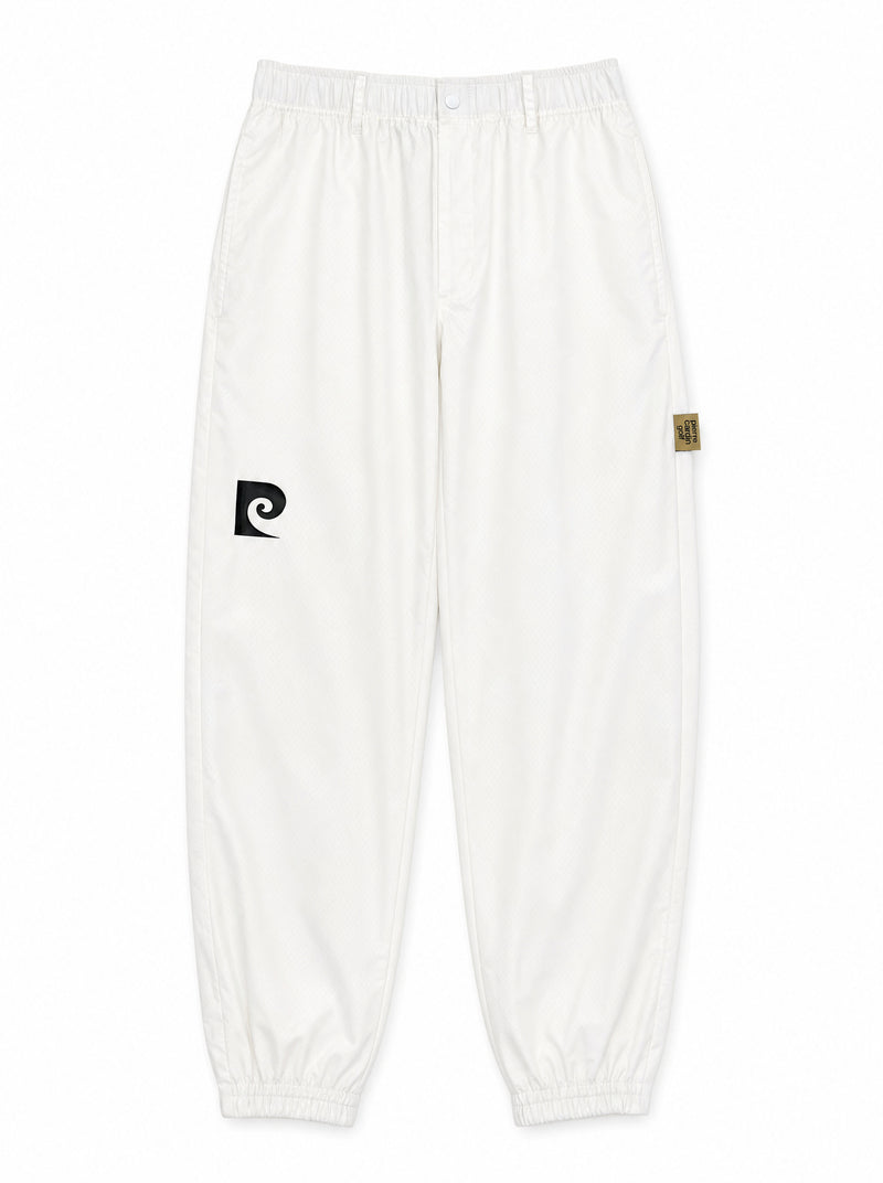 pierre cardin golf × ESTNATION logodesign long pants｜WHITE