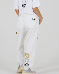 pierre cardin golf × ESTNATION logodesign long pants｜WHITE